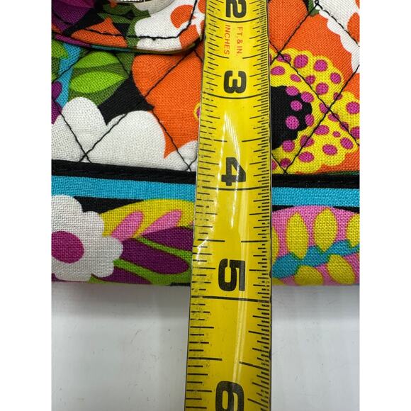 Vera Bradley Va Va Bloom 2012 Women Floral Multicolor Turn Lock Zip-Around Walle - Picture 7 of 7